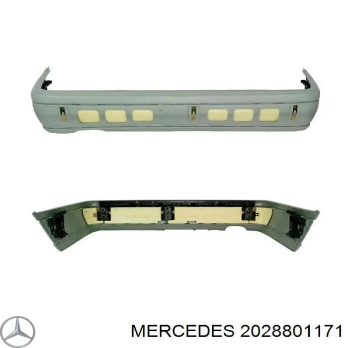 Кожух бампера заднього Mercedes A202880117167 ціна, від 178.80 USD