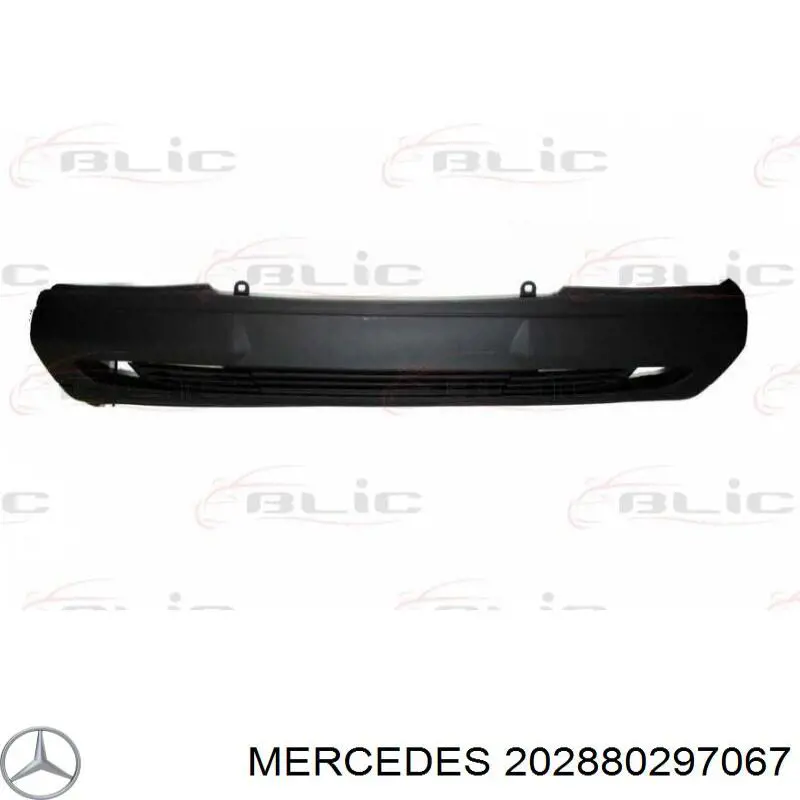 202880297067 Mercedes Бампер передний (ESPRIT/CLASSIC)
