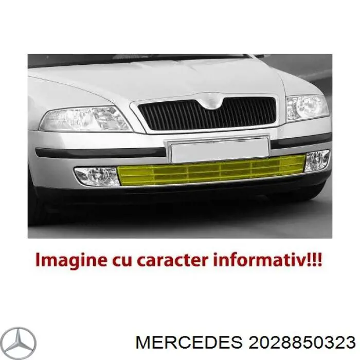 Решітка переднього бампера, ліва Mercedes A2028850323 ціна, від 5.14 USD