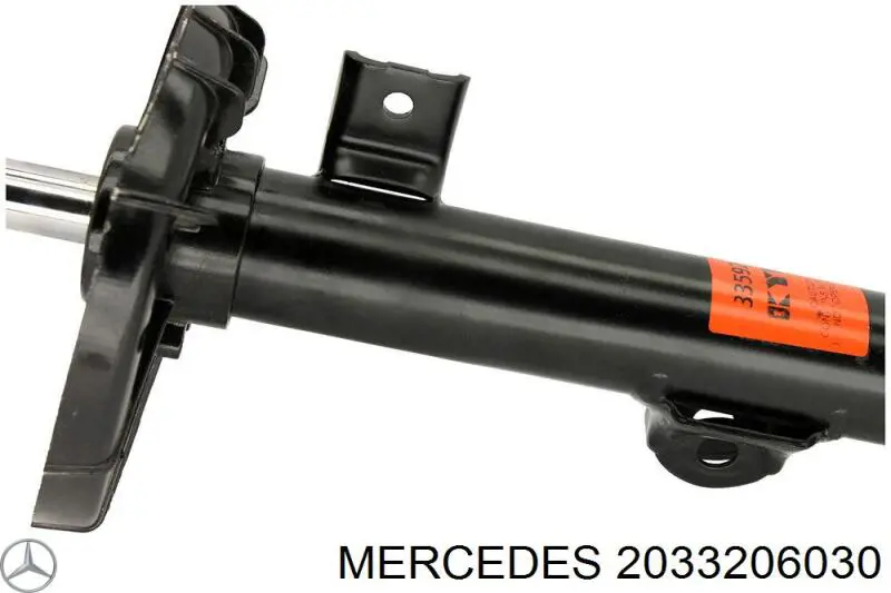 Амортизатор задній, правий на Mercedes C-Class (W203)