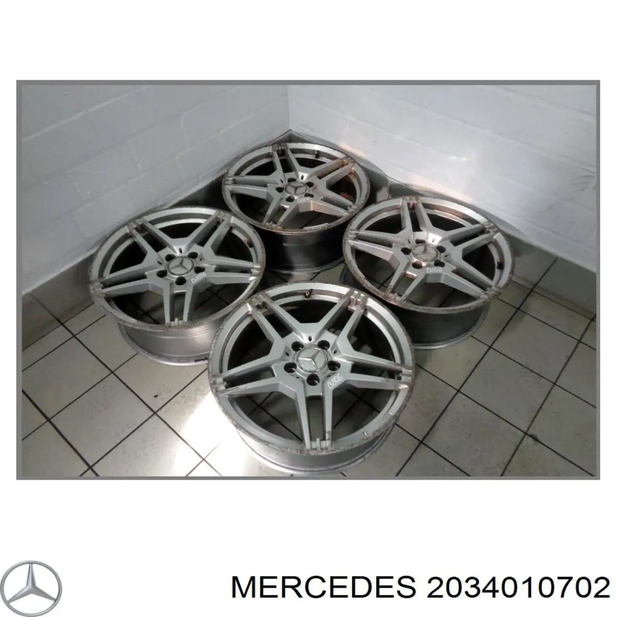 A2034010702 Mercedes Диски колісні литі (легкосплавні, титанові)