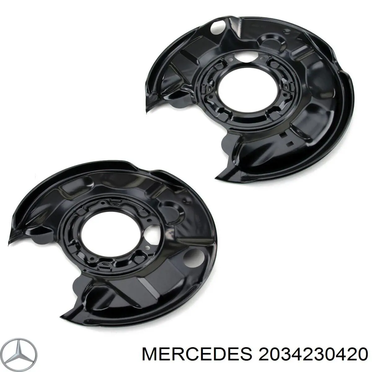 2034230420 Mercedes захист гальмівного диска заднього, правого