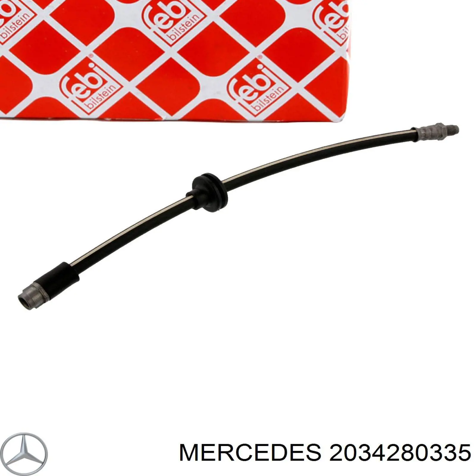 2034280335 Mercedes шланг гальмівний передній