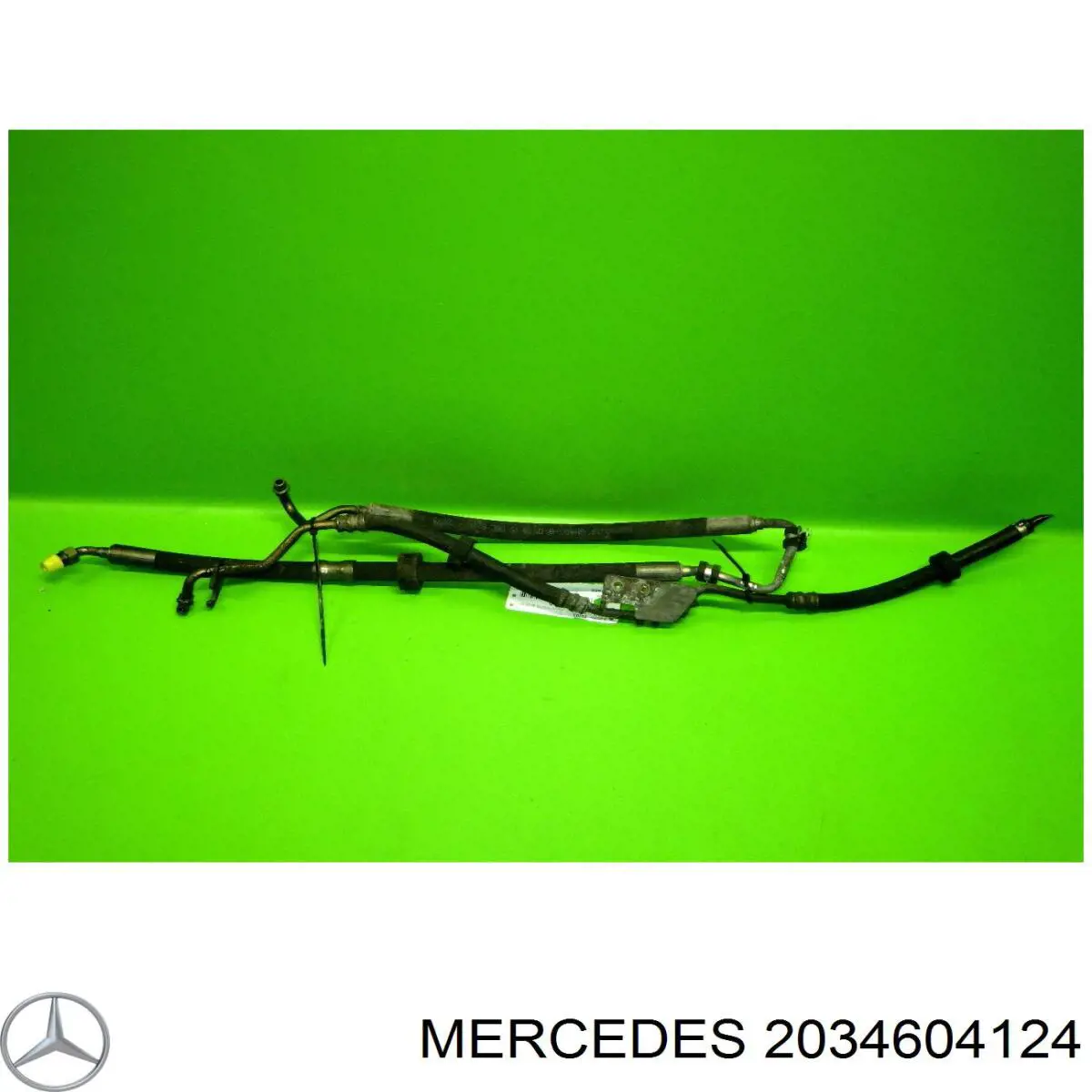 Шланг ГПК, високого тиску гідропідсилювача керма (рейки) на Mercedes C-Class (W203)
