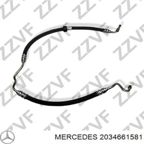 Купити A2034661581 Mercedes Шланг ГПК, високого тиску рейки керма