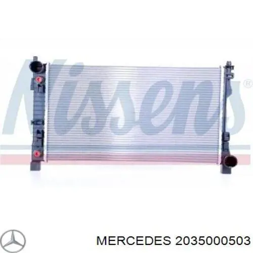 2035000503 Mercedes радіатор охолодження двигуна