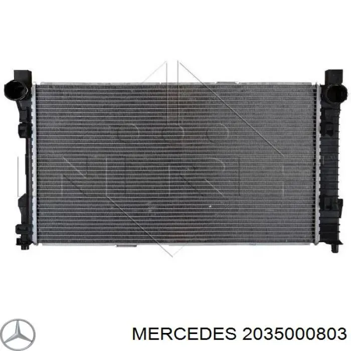 2035000803 Mercedes радіатор охолодження двигуна