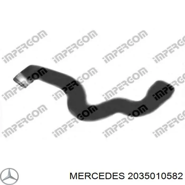 Шланг/патрубок радіатора охолодження, верхній Mercedes A2035010582 ціна, від 19.69 USD