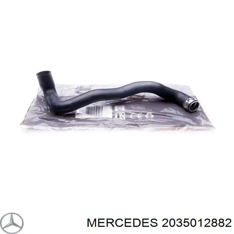 2035012882 Mercedes шланг/патрубок радіатора охолодження, нижній