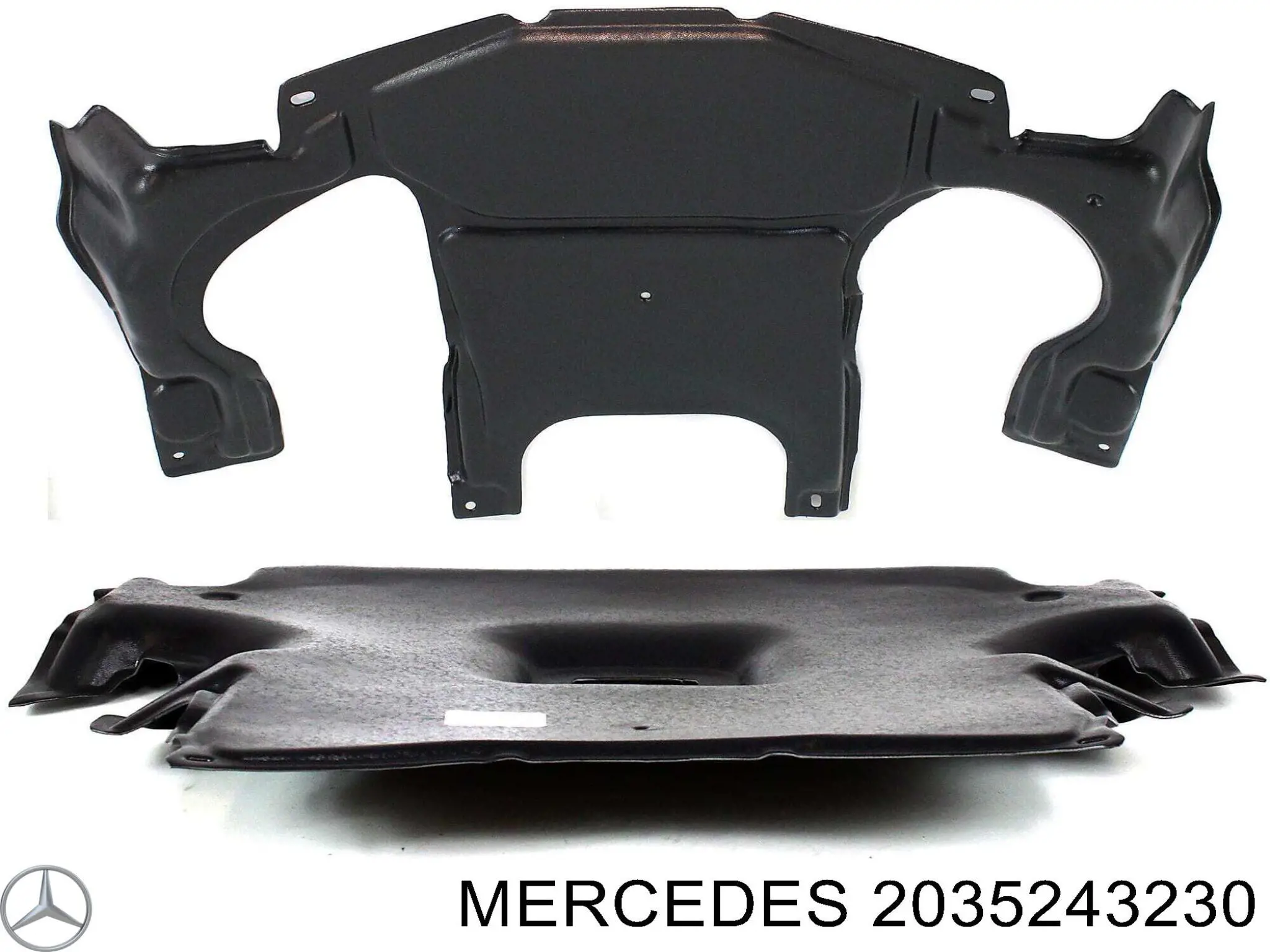 2035243230 Mercedes захист двигуна, піддона (моторного відсіку)