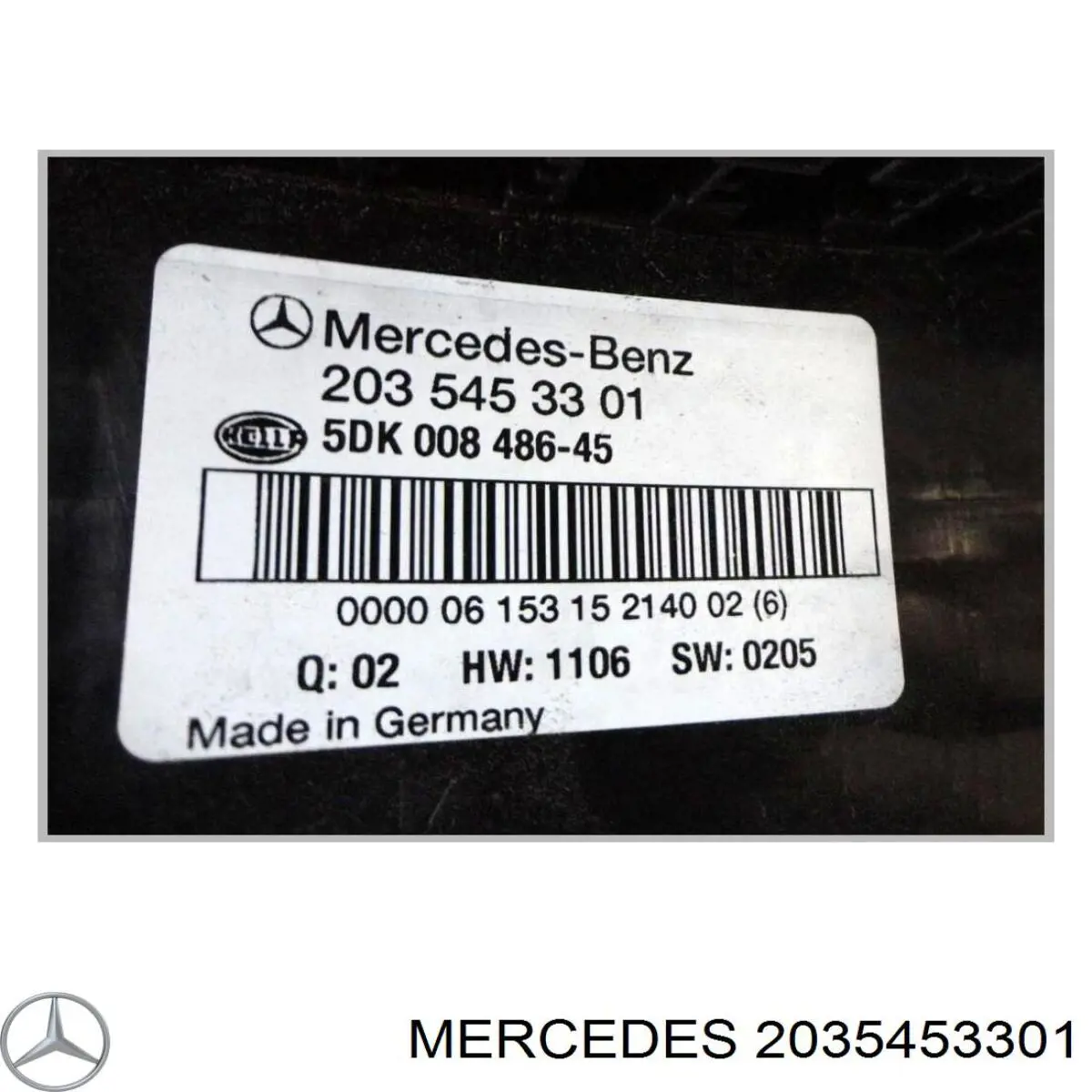 A2035454701 Mercedes Блок керування сигналами SAM