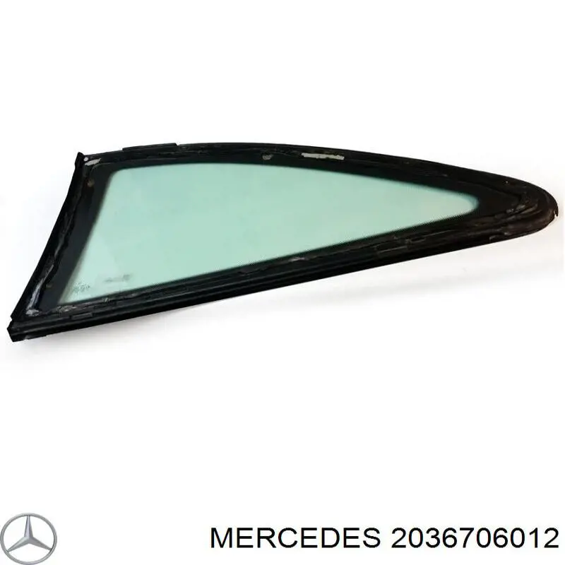 Купити A2036706012 Mercedes Скло багажного відсіку, праве