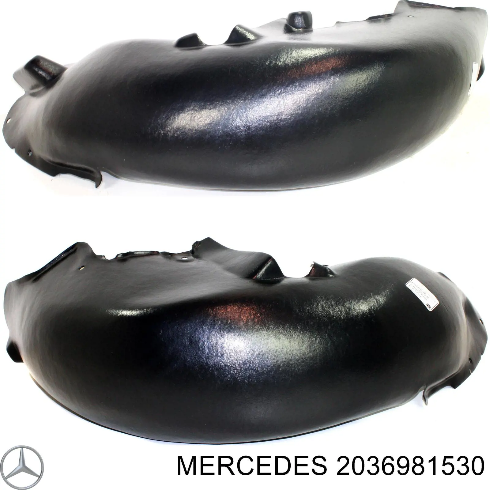 Підкрилок заднього крила, лівий Mercedes A2036980330 ціна, від 12.70 USD
