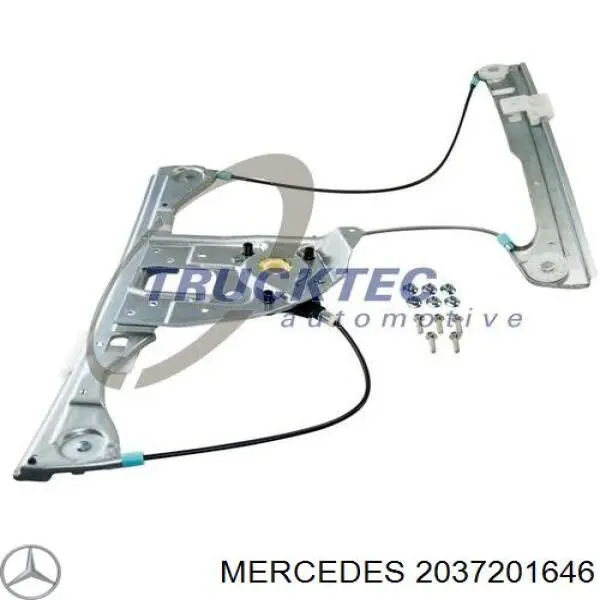 Механізм склопідіймача двері передньої, правої на Mercedes C-Class (W203)