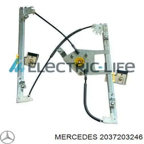 2037203246 Mercedes механізм склопідіймача двері передньої, правої