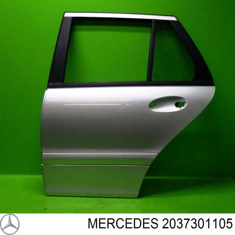 Двері задні, ліві на Mercedes C-Class (S203)