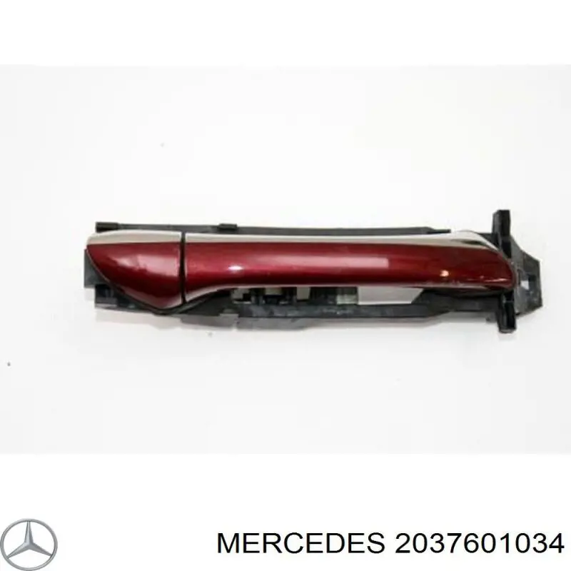 A2197600270 Mercedes Тримач зовнішньої ручки дверей, задніх правих