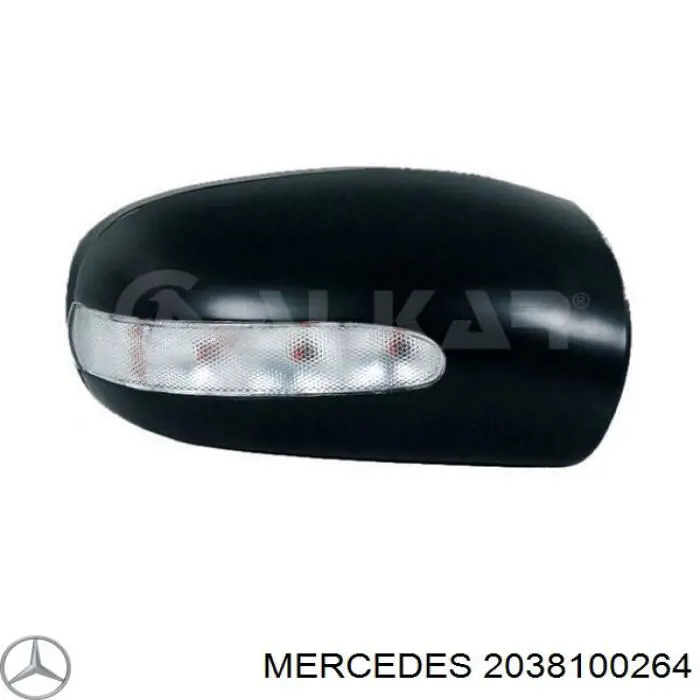 Накладка правого бокового дзеркала Mercedes A2038100264