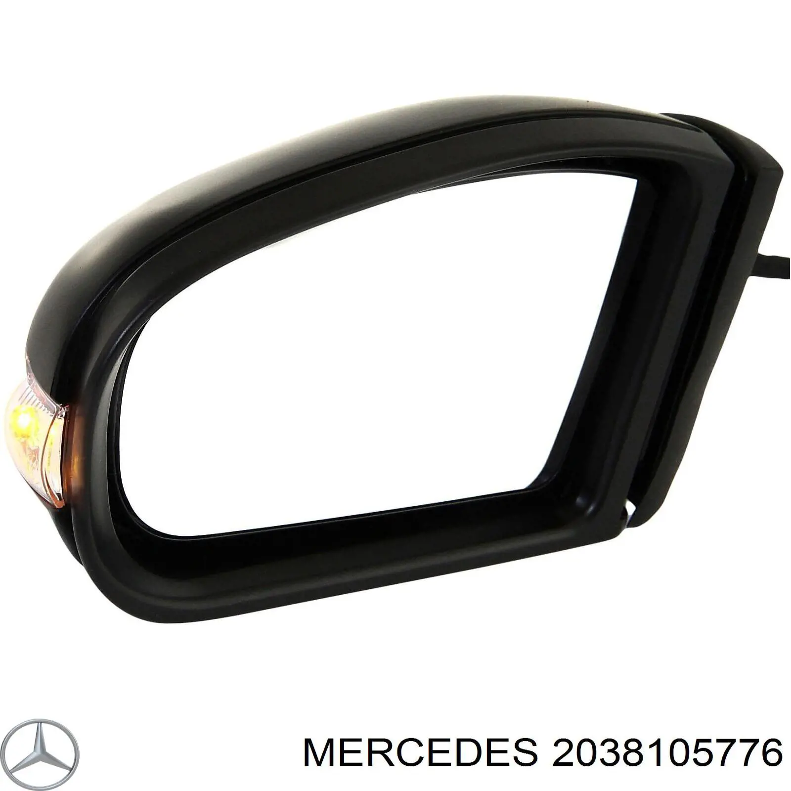Ліве бічне дзеркало Mercedes A2038105776 ціна, від 170.76 USD