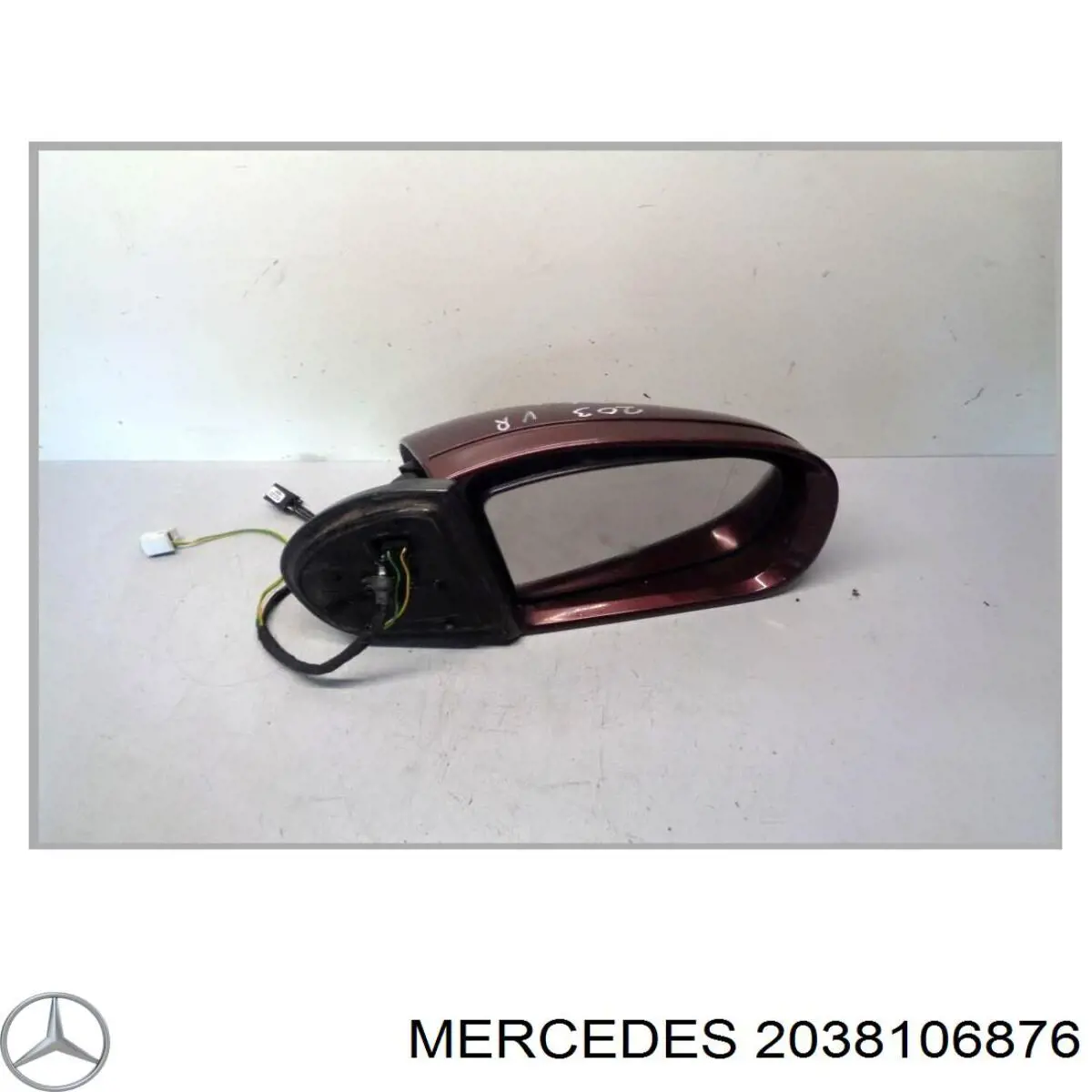 Дзеркало праве A2038106876 Mercedes