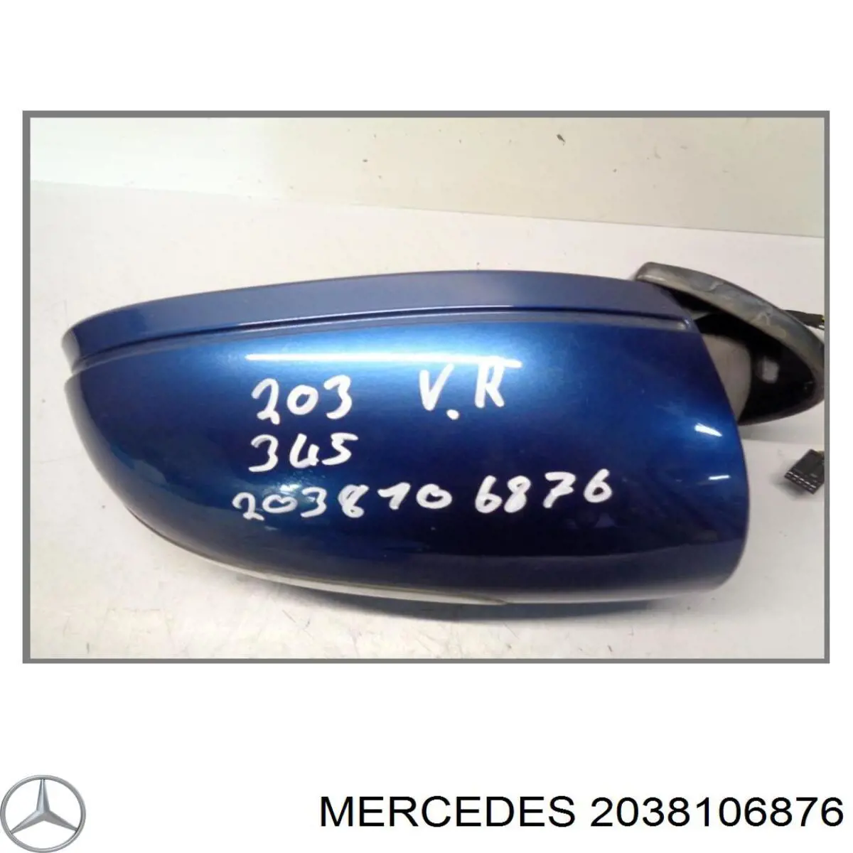 Праве бокове дзеркало Mercedes A2038106876