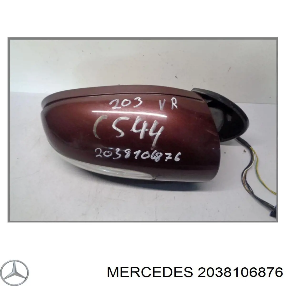 A2038106876 Mercedes Праве дзеркало заднього виду