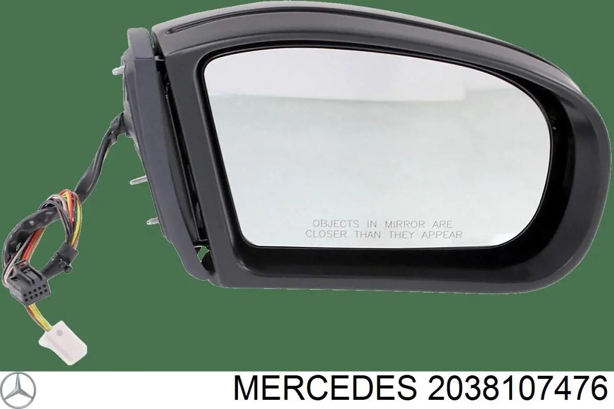 Боковое зеркало на Mercedes C S203
