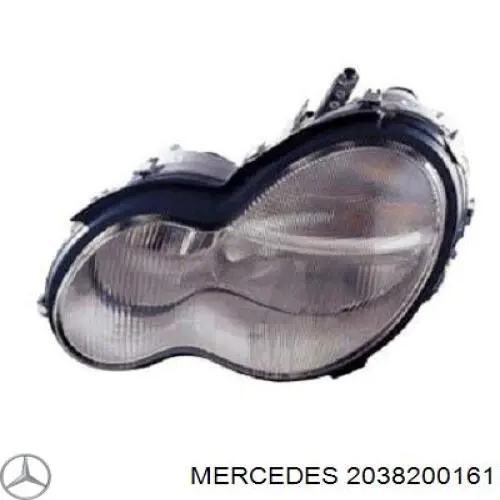 A0301166201 Mercedes Фара дальнього світла в зборі