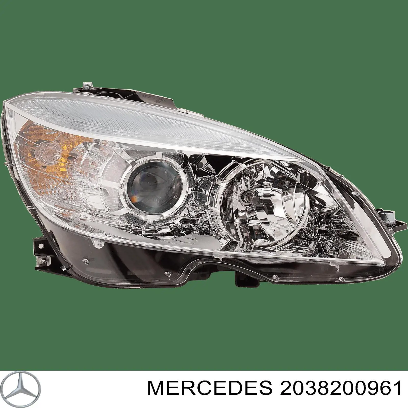 A2038200961 Mercedes Фара дальнього світла в зборі