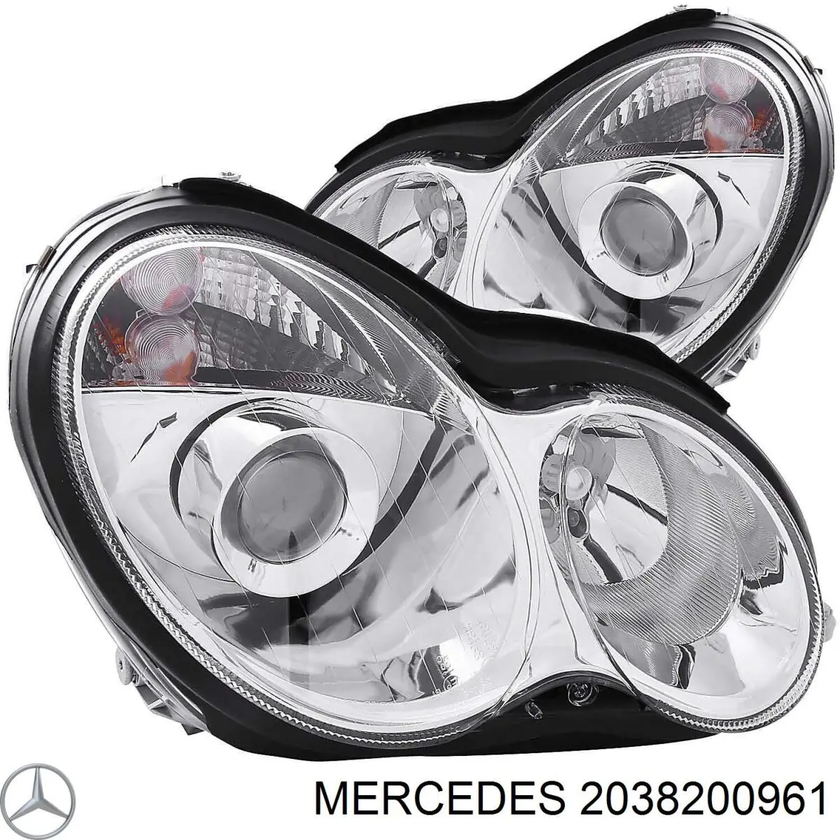 Фари Mercedes A2038200961 ціна, від 751.20 USD
