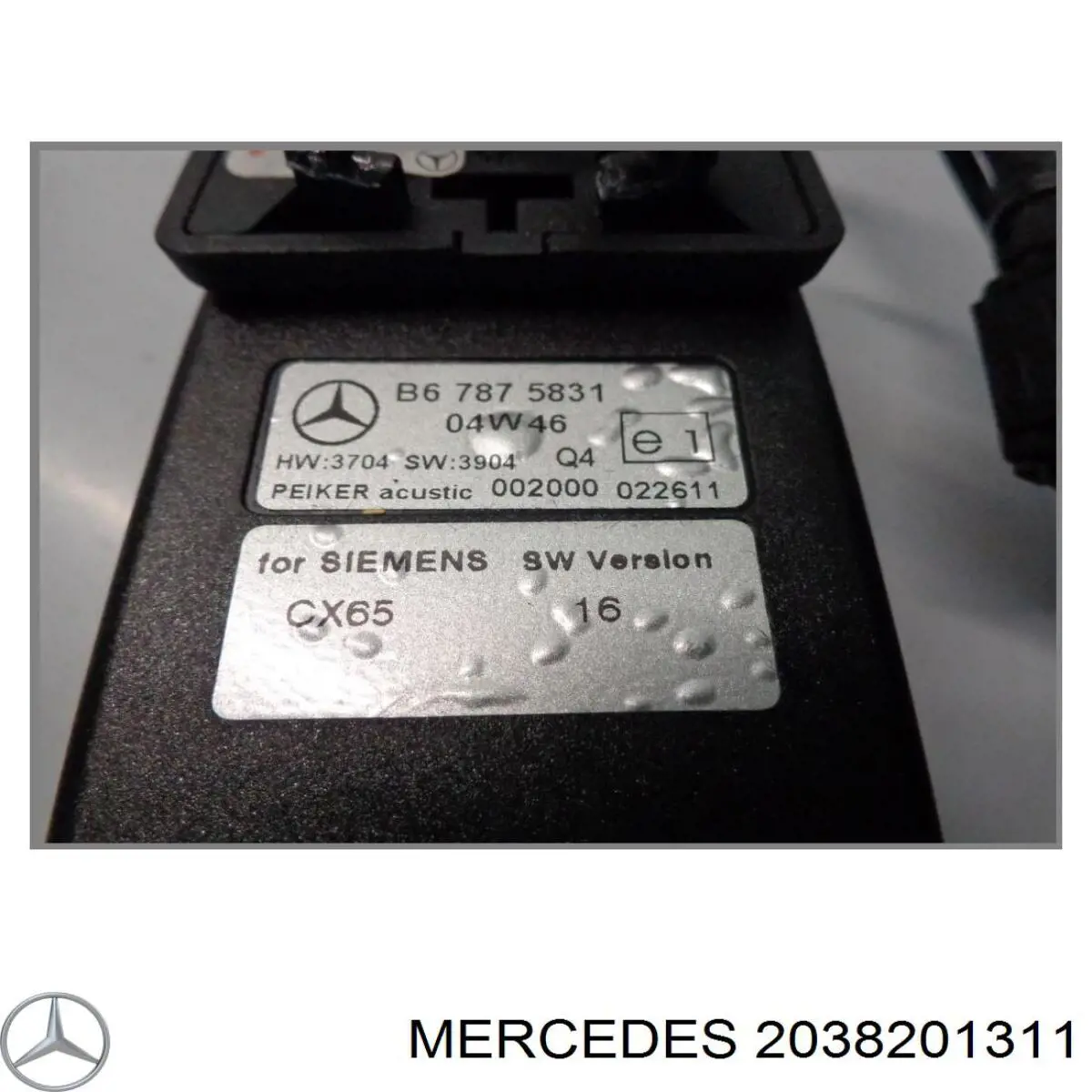  Mercedes A2038201311 ціна, від 31.67 USD