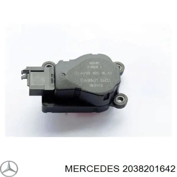Двигун заслінки печі на Mercedes ML-Class (W163)