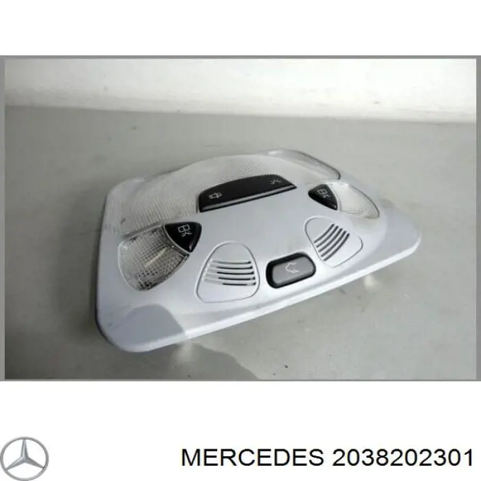Плафон освітлення салону/кабіни Mercedes A2038202301 ціна, від 11.16 USD
