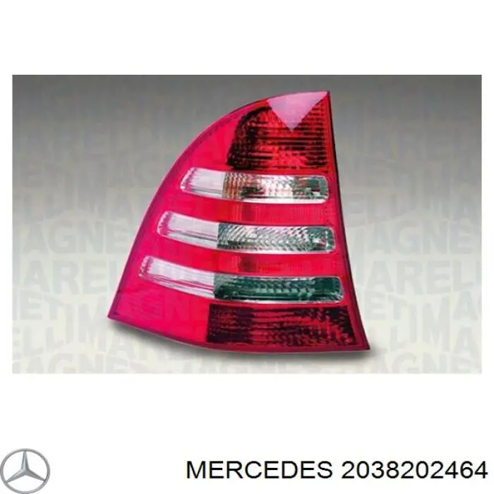 Ліхтар задній правий на Mercedes C  S203