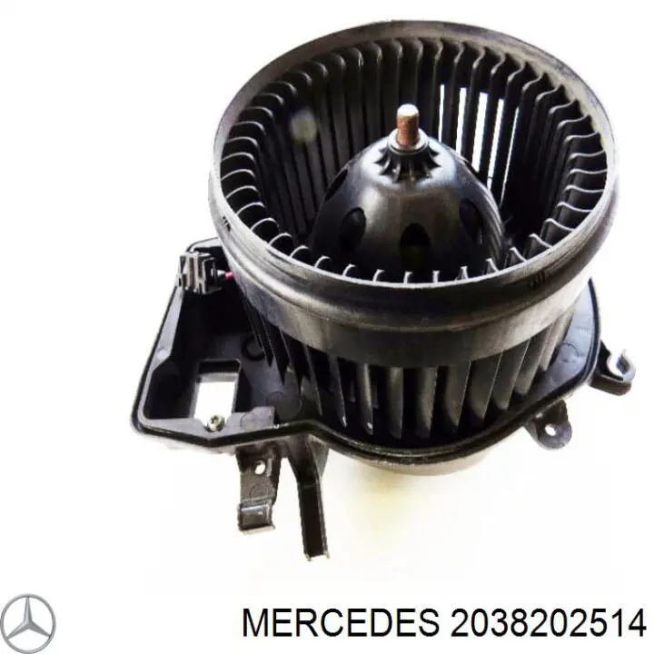 2038202514 Mercedes двигун вентилятора пічки (обігрівача салону)