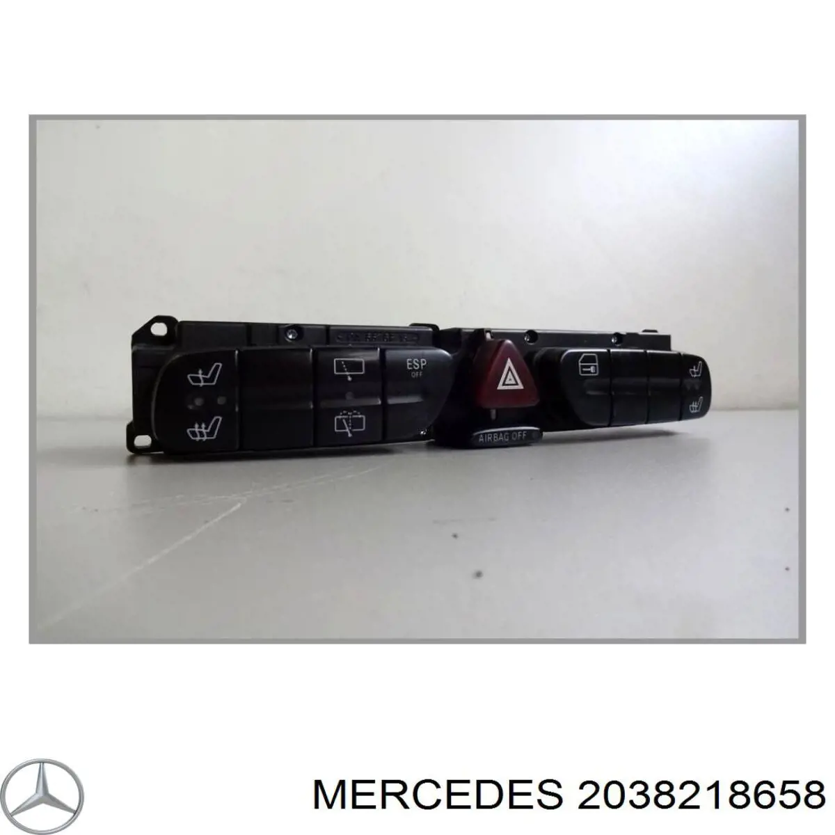 Блок кнопок центральної консолі Mercedes A2038218658 ціна, від 18.28 USD