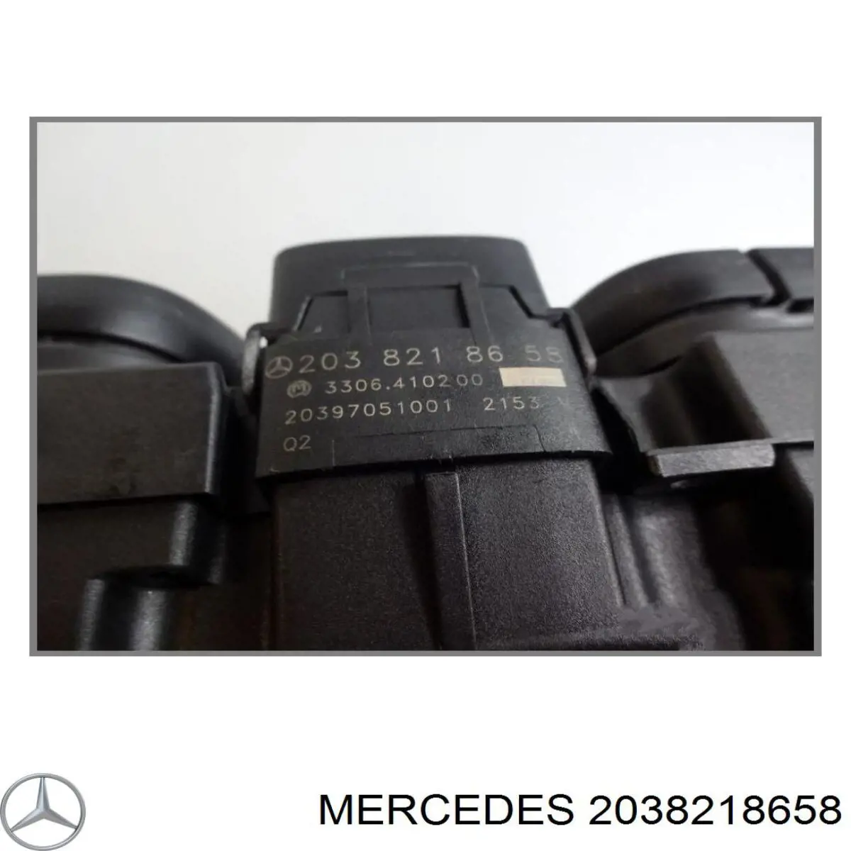 Блок кнопок центральної консолі A2038218658 Mercedes