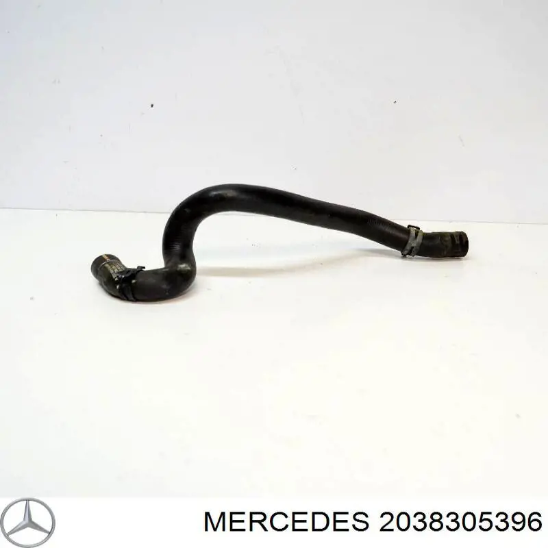 Шланг (патрубок) охолодження від догрівача до помпи A2038305396 Mercedes