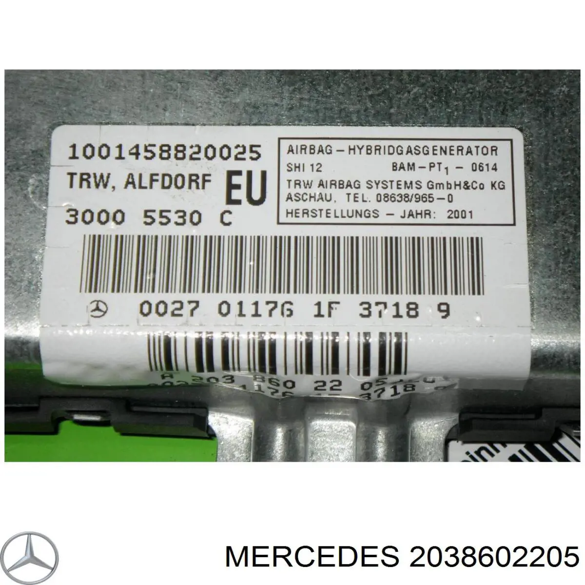 Подушка безпеки, передній, правих дверей AIRBAG TRW 30005530C ціна, від 5.14 USD