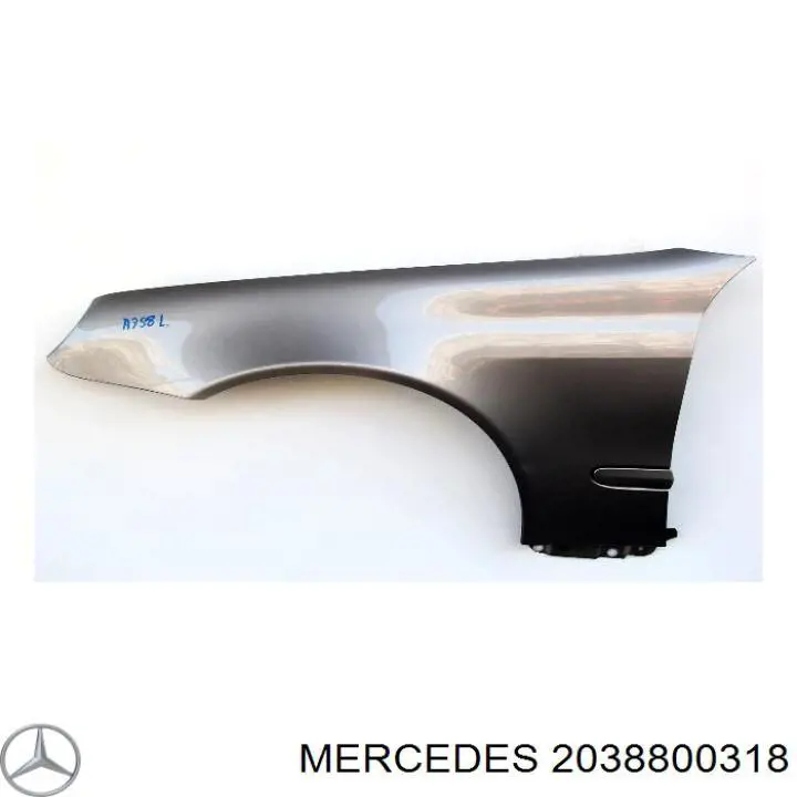 A203880031864 Mercedes крило переднє ліве