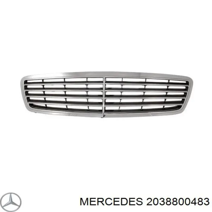 Купити A20388001237D11 Mercedes Захисна решітка радіатора