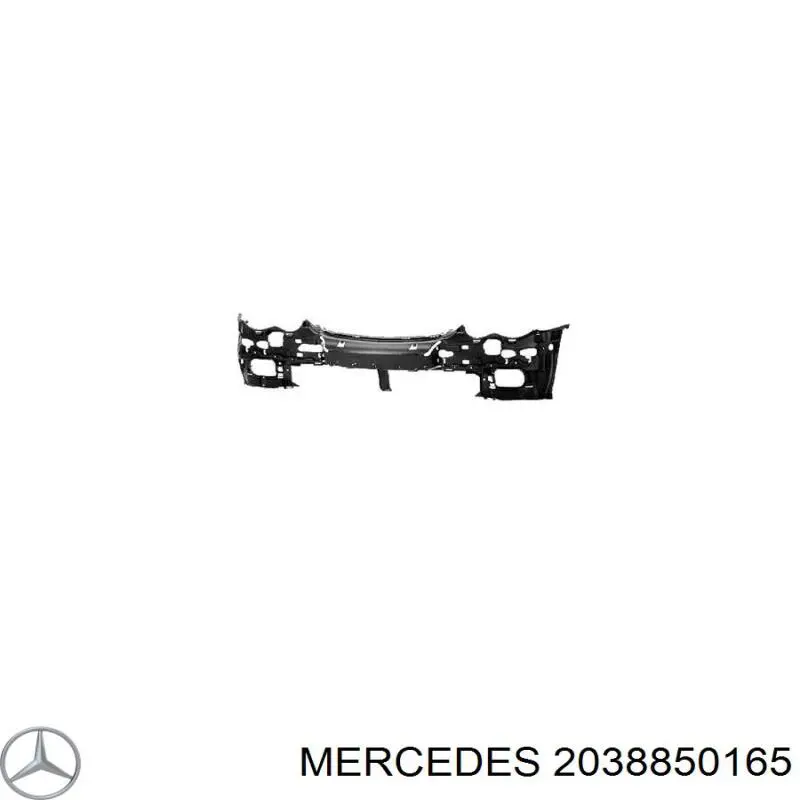 2038850165 Mercedes бампер передній, внутрішня частина