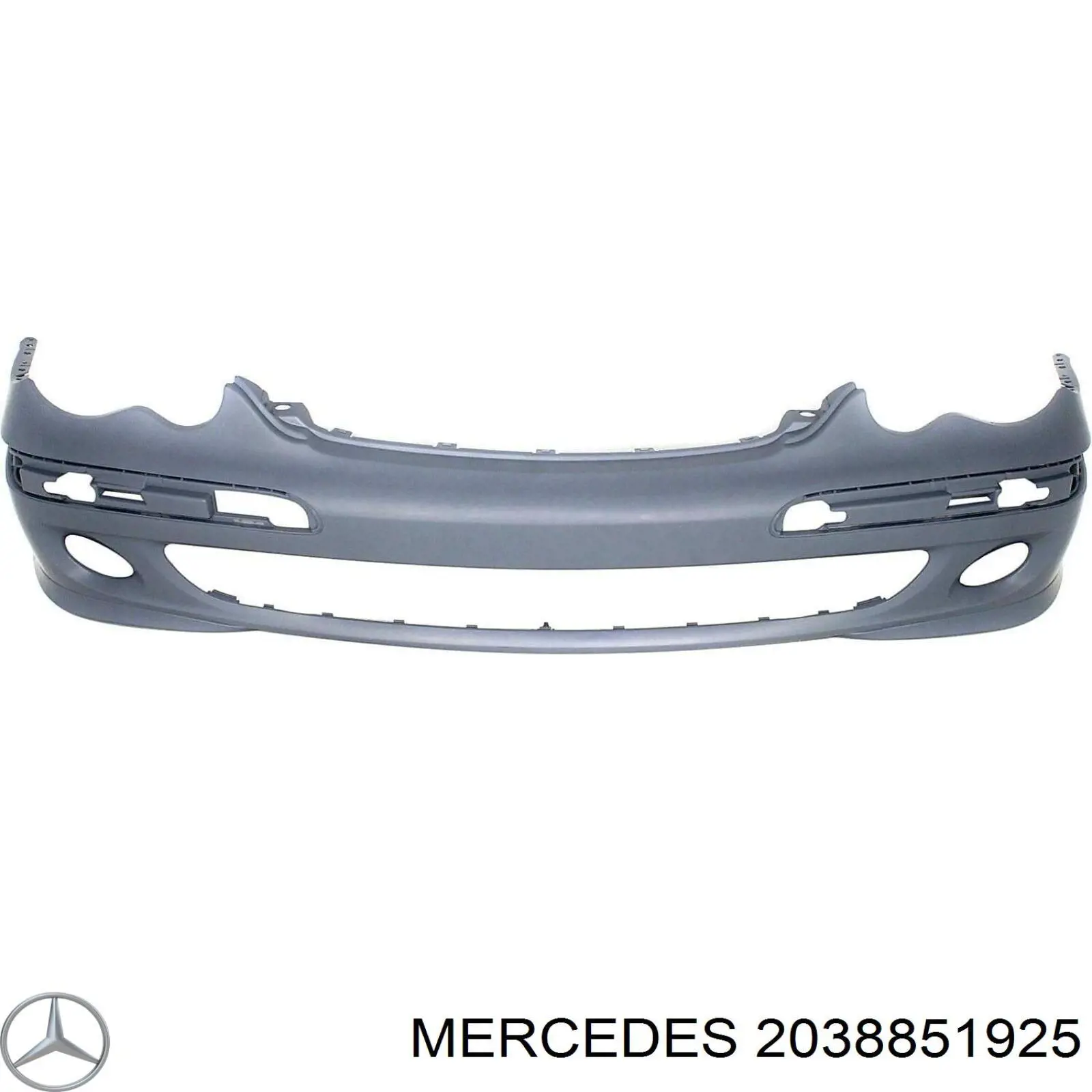 2038851925 Mercedes бампер передній