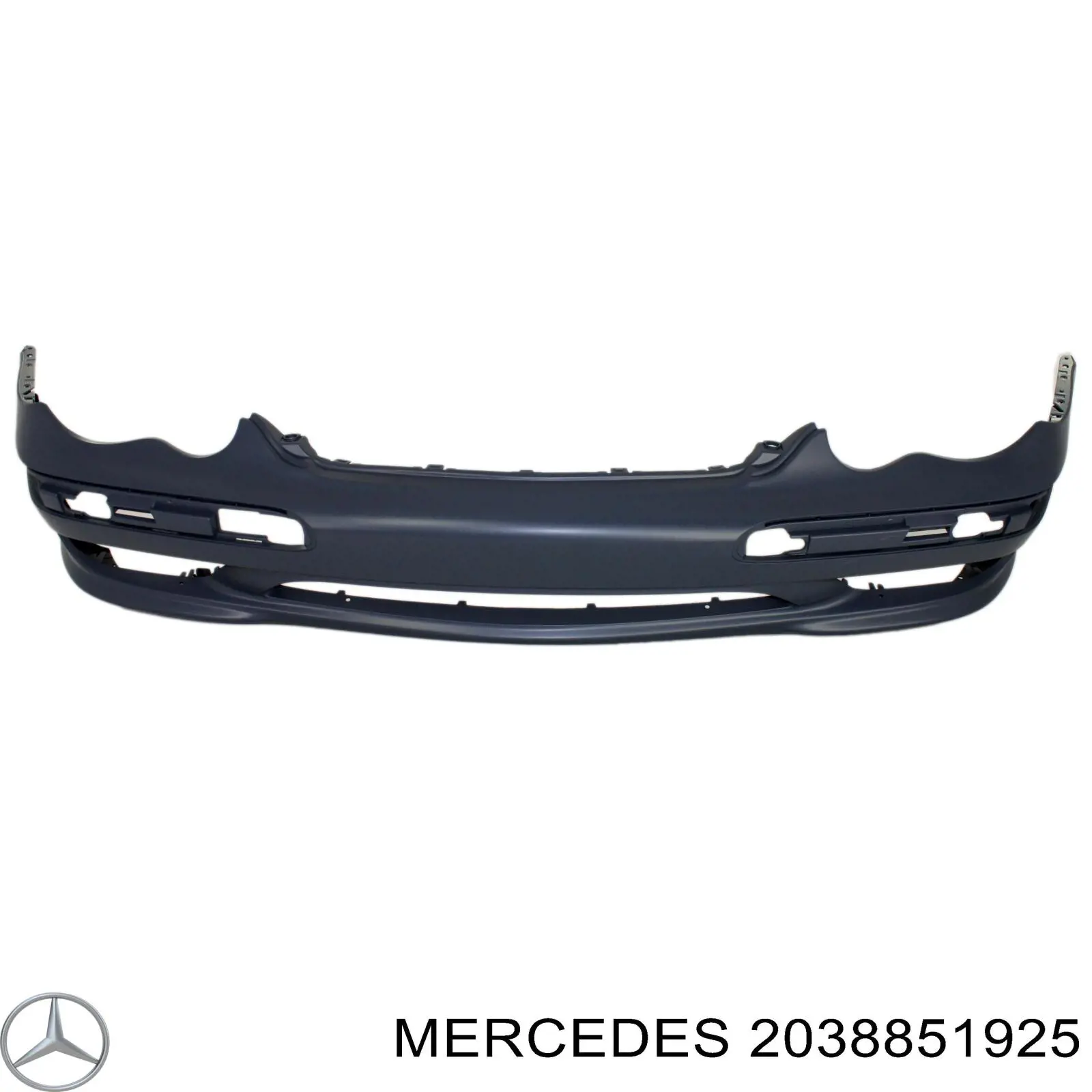 A2038851925 Mercedes Бампер передній в зборі