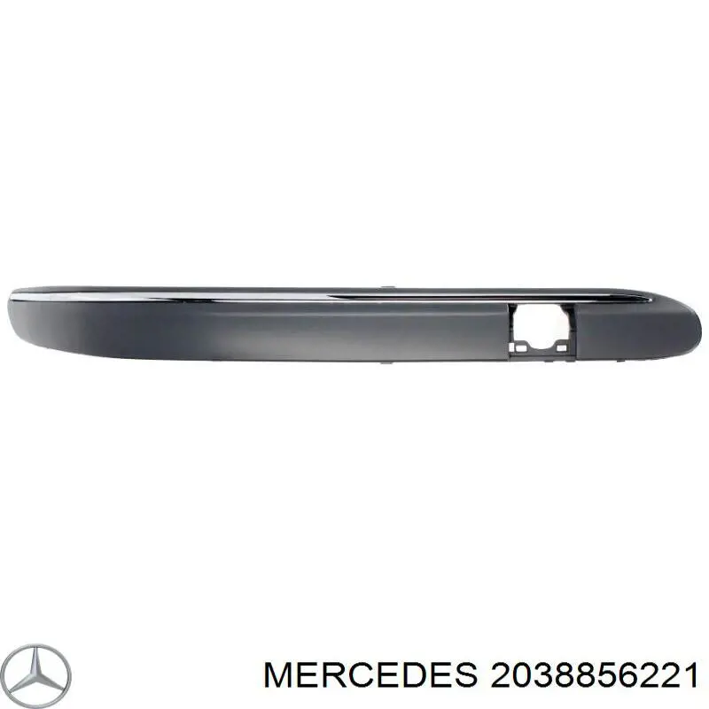 Молдинг переднього бампера, правий Polcar 5003078 ціна, від 14.49 USD