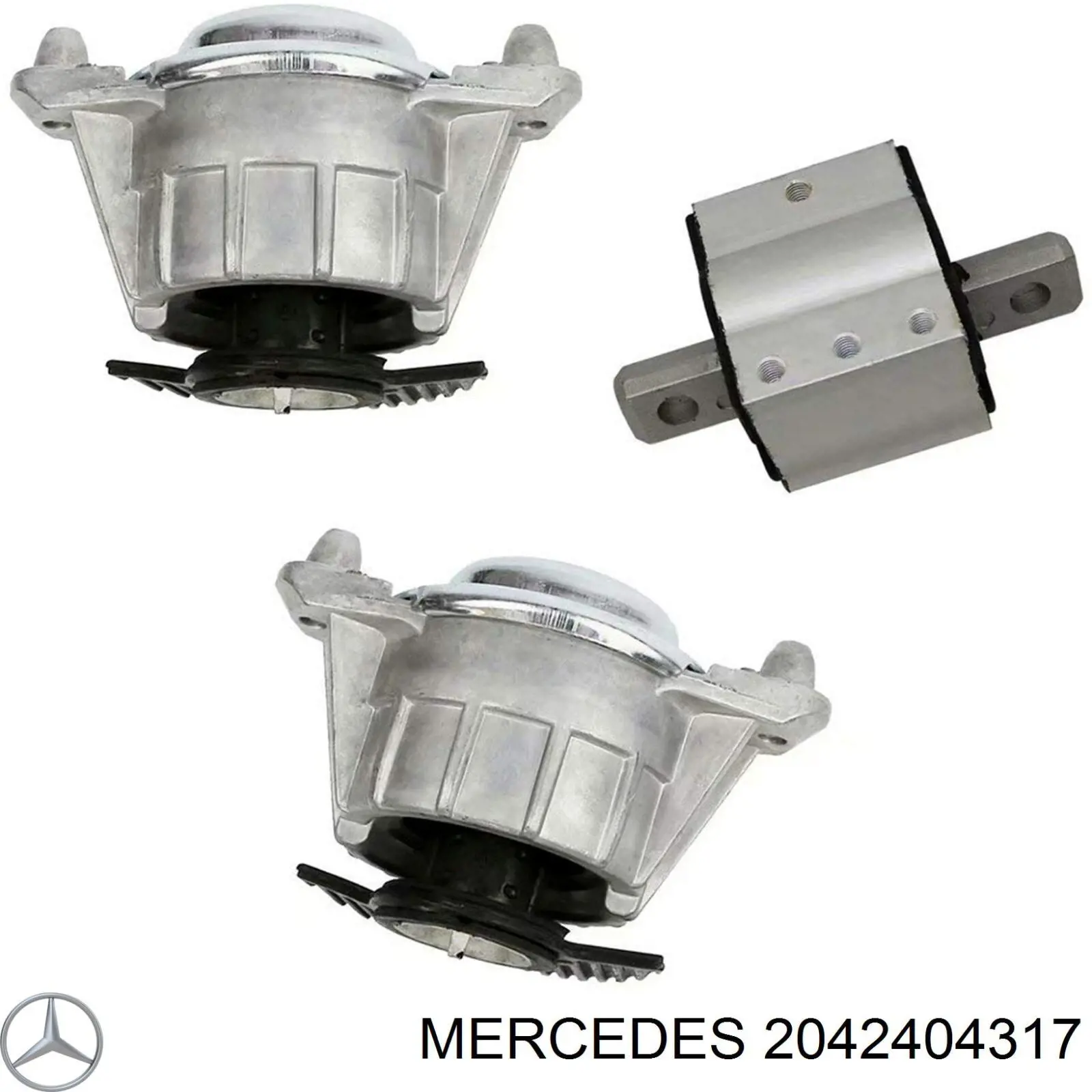2042404317 Mercedes подушка (опора двигуна, передня)