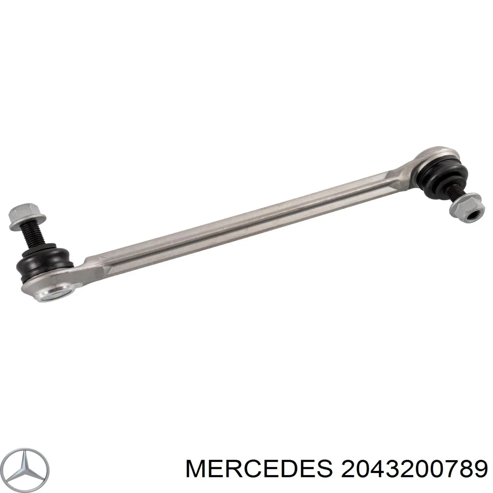 2043200789 Mercedes стійка стабілізатора переднього, ліва