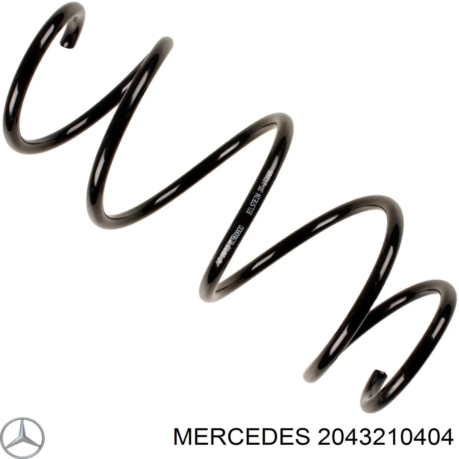 2043210404 Mercedes пружина передня