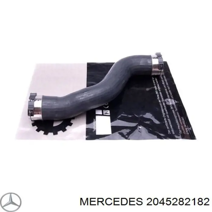 2045282182 Mercedes шланг/патрубок інтеркулера, лівий