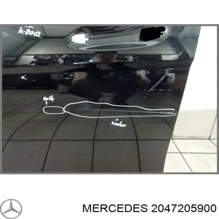 Двері передні ліві A204720590064 Mercedes